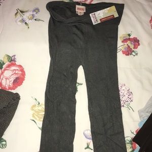 Cotton ribbed leggings